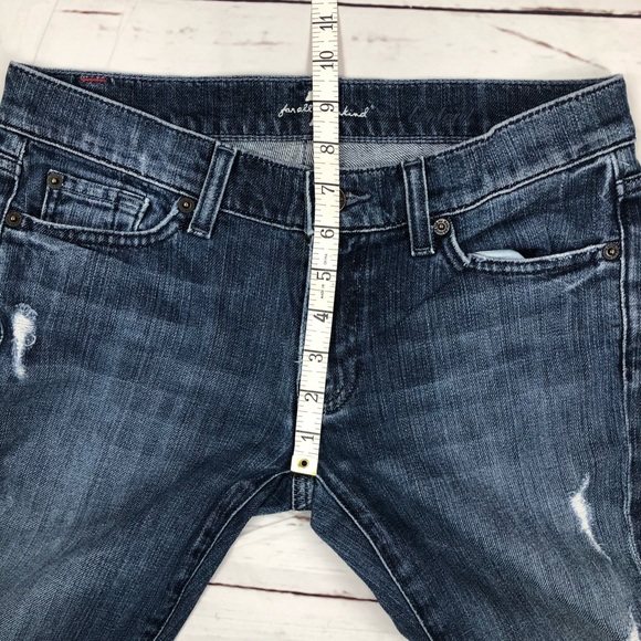 Women’s 7 For All Mankind Size 27 Boot Cut Jeans T - Picture 4 of 8